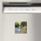 ZM003 ZAMBIA, Landschap, Afrika, Fridge Magneet (Insitu (Vaatwasser))