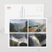 ZM Zambia - Zimbabwe - Victoria Herfsten - Briefkaart (Voorkant / Achterkant)