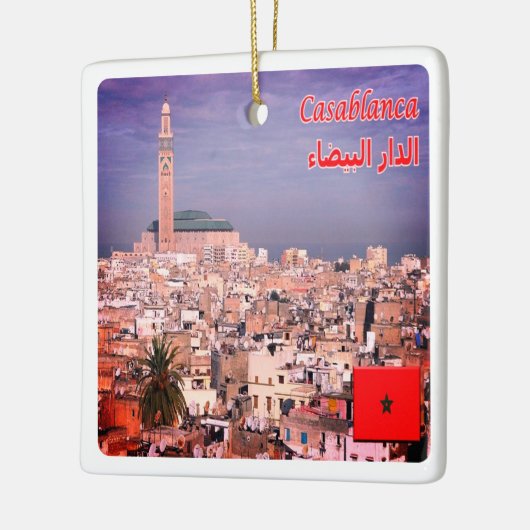 zMA005 CASABLANCA, Marokko, Afrika, Keramisch Ornament (Links)