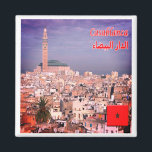 zMA005 CASABLANCA, Marokko, Afrika, Magneet<br><div class="desc">Hier vindt u het souvenir van uw vakantie. (zMA005 CASABLANCA,  Marokko,  Afrika Koelkast magneet). Verras vrienden en familieleden met de unieke souvenirs van uw geweldige reis. Probeer ons. #LeoPepeDesign - Casablanca,  Afrika Marokko,  Leopepedesign,  Reisreis fototoerisme,  cadeau souvenir gadget koelkast magneet.</div>