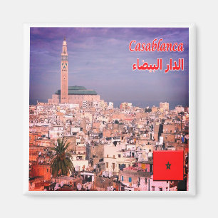 zMA005 CASABLANCA, Marokko, Afrika, Magneet