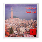 zMA005 CASABLANCA, Marokko, Afrika, Tegeltje (Voorkant)