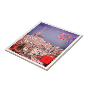 zMA005 CASABLANCA, Marokko, Afrika, Tegeltje