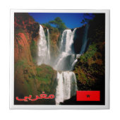 zMA006 MAROKKO, d'Ouzoud Herfsten, Afrika, Tegeltje (Voorkant)