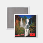 zMA006 MOROCCO, d'Ouzoud Herfsten, Afrika, Fridge Magneet (Voorkant / Achterkant)