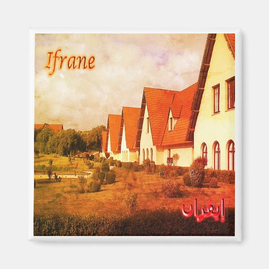zMA011 IFRANE, Marokko, Afrika, Fridge Magneet (Voorkant)
