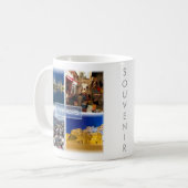 zMA012 TANGIERS, Mosaic, Marokko, Afrika, koffie M Koffiemok (Voorkant links)