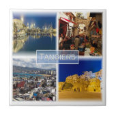 zMA012 TANGIERS, Mosaic, Marokko, Afrika, Tegeltje (Voorkant)