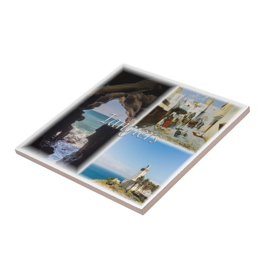 zMA013 TANGIERS, Mozaïek, Marokko, Afrika, Tegeltje (Zijkant)