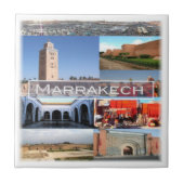 zMA015 MARRAKECH, Marokko, Afrika, Tegeltje (Voorkant)