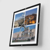 zMA016 FEZ, Mosaic, Marokko, Afrika, Vierkante Klok (Hoek)