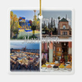 zMA017 MARRAKECH mosaic, Marokko, Afrika, Keramisch Ornament (Achterkant)