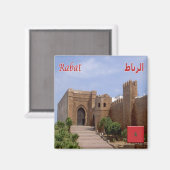 zMA018 RABAT, Marokko, Afrika, Fridge Magneet (Voorkant / Achterkant)