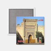 zMA024 MEKNTES, Royal Palace, Marokko, Fridge Magneet (Voorkant / Achterkant)