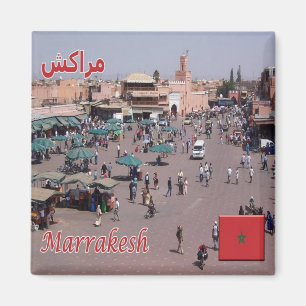 zMA025 MARRAKESH, Marokko, Afrika, Fridge Magneet