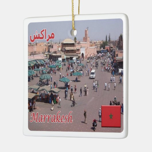 zMA025 MARRAKESH, Marokko, Afrika, Keramisch Ornament (Links)