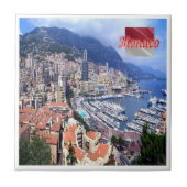 zMC005 VORSTENDOM MONACO, Tegeltje (Voorkant)