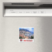 zMC007 PRINCIPALITEIT VAN MONACO, I Love, Fridge Magneet (Insitu (Vaatwasser))