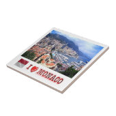 zMC007 VORSTENDOM MONACO, I Love, Tegeltje (Zijkant)