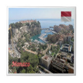 zMC011 HAVEN VAN FONTVIEILLE, Monaco, Tegeltje (Voorkant)
