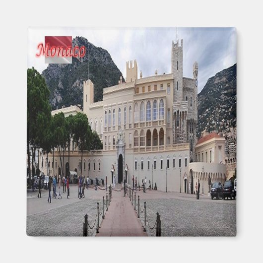 zMC012 PALAIS, Monaco, Fridge Magneet (Voorkant)