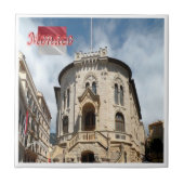 zMC014 PALAIS DE JUSTICE, Monaco Tegeltje (Voorkant)