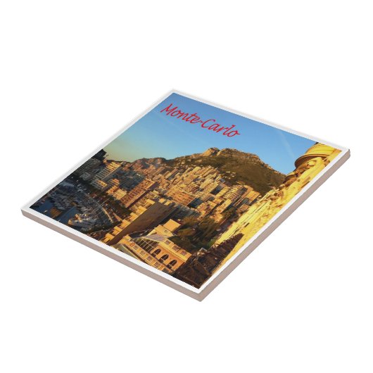 zMC016 MONTE CARLO, Monaco, Tegeltje (Zijkant)