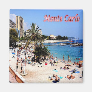 zMC017 MONTE CARLO, PLAGE, Monaco, Fridge Magneet