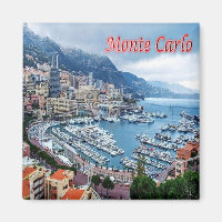 zMC018 MONTE CARLO Panorama, Monaco, Fridge
