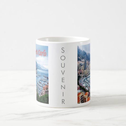 zMC018 MONTE CARLO Panorama, Monaco Koffiemok (Center)