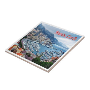 zMC018 MONTE CARLO Panorama, Monaco Tegeltje