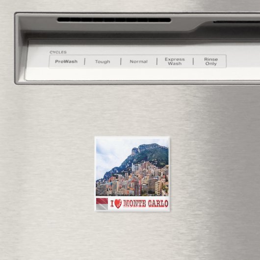 zMC020 MONTE CARLO, Monaco, Fridge Magneet (Insitu (Vaatwasser))