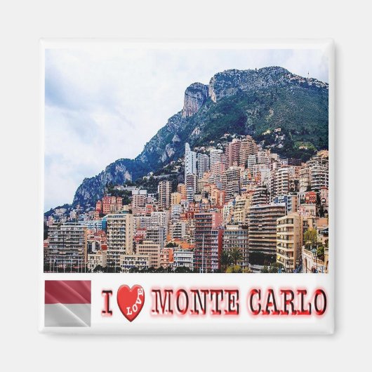 zMC020 MONTE CARLO, Monaco, Fridge Magneet (Voorkant)