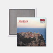 zMC023 VILLE MONACO-weergave, Fridge Magneet (Voorkant / Achterkant)