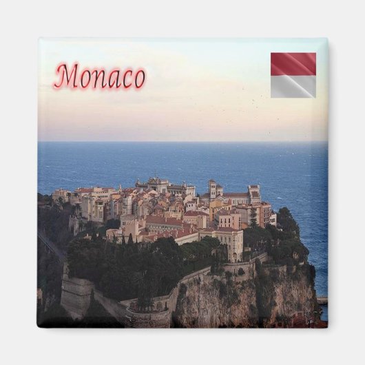 zMC023 VILLE MONACO-weergave, Fridge Magneet (Voorkant)