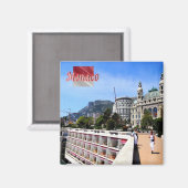 zMC026 MONACO, Europa, Fridge Magneet (Voorkant / Achterkant)