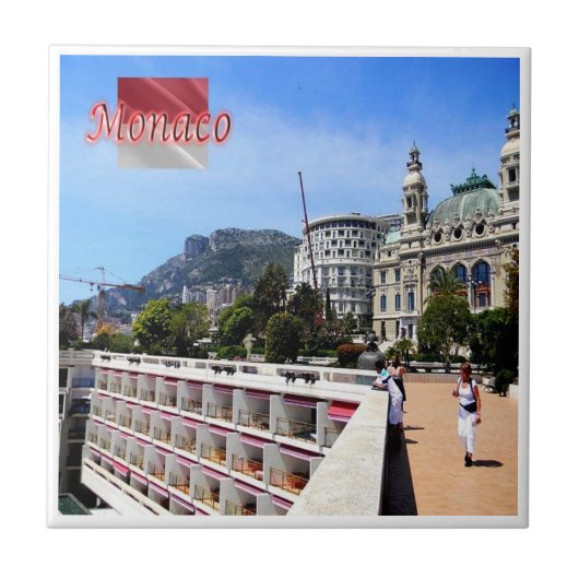 zMC026 MONACO, Europa, Tegeltje (Voorkant)