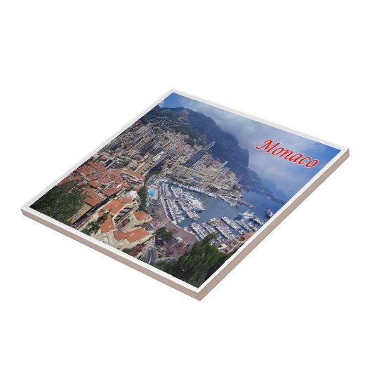 zMC029 MONACO, Europa, Tegeltje (Zijkant)