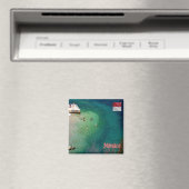 zMC030 MONACO het zee, Europa, Fridge Magneet (Insitu (Vaatwasser))