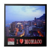 zMC031 MONACO "I Love", Tegeltje (Voorkant)