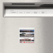 zMC034 MONACO collage "I Love", Fridge Magneet (Insitu (Vaatwasser))