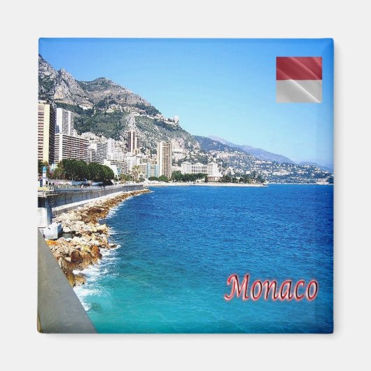 zMC042 LARVOTTO, Monaco, Fridge Magneet (Voorkant)