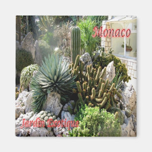 zMC046 EXOTIC GARDEN, Monaco, Fridge Magneet
