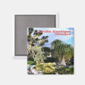 zMC047 EXOTIC GARDEN, Monaco, Fridge Magneet (Voorkant / Achterkant)