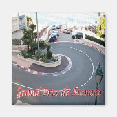 zMC051 GRAND PRIX, Monaco, Fridge Magneet (Voorkant)
