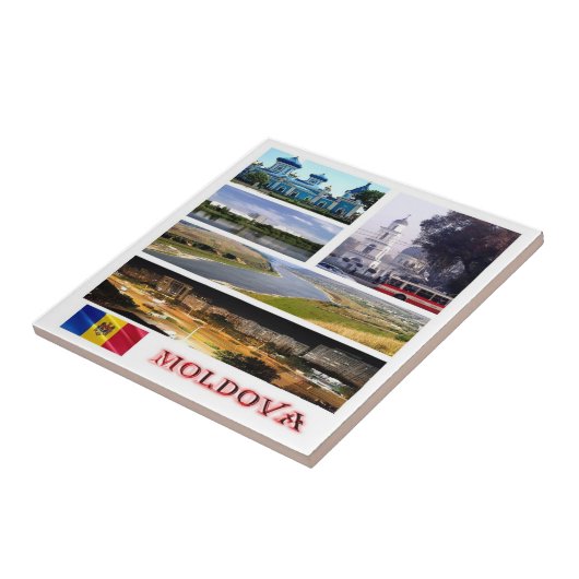 zMD005 MOLDOVA collage mozaïek, Europa, Tegeltje (Zijkant)
