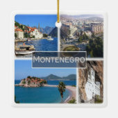 zME003 MONTENEGRO, Europa, Keramisch Ornament (Achterkant)