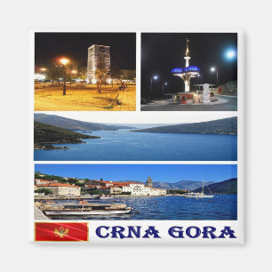 zME005 CRNA GORA, Montenegro, Koelkast Magneet