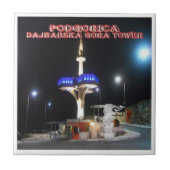 zME009 PODGORICA Dajbabska Gora toren, Tegeltje (Voorkant)