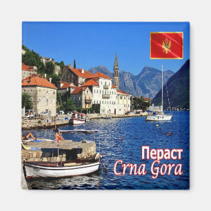 zME014 PERAST, Montenegro, Europa, Fridge Magneet